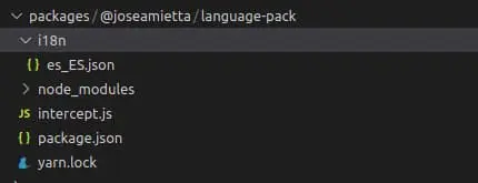 Estructura de extensión